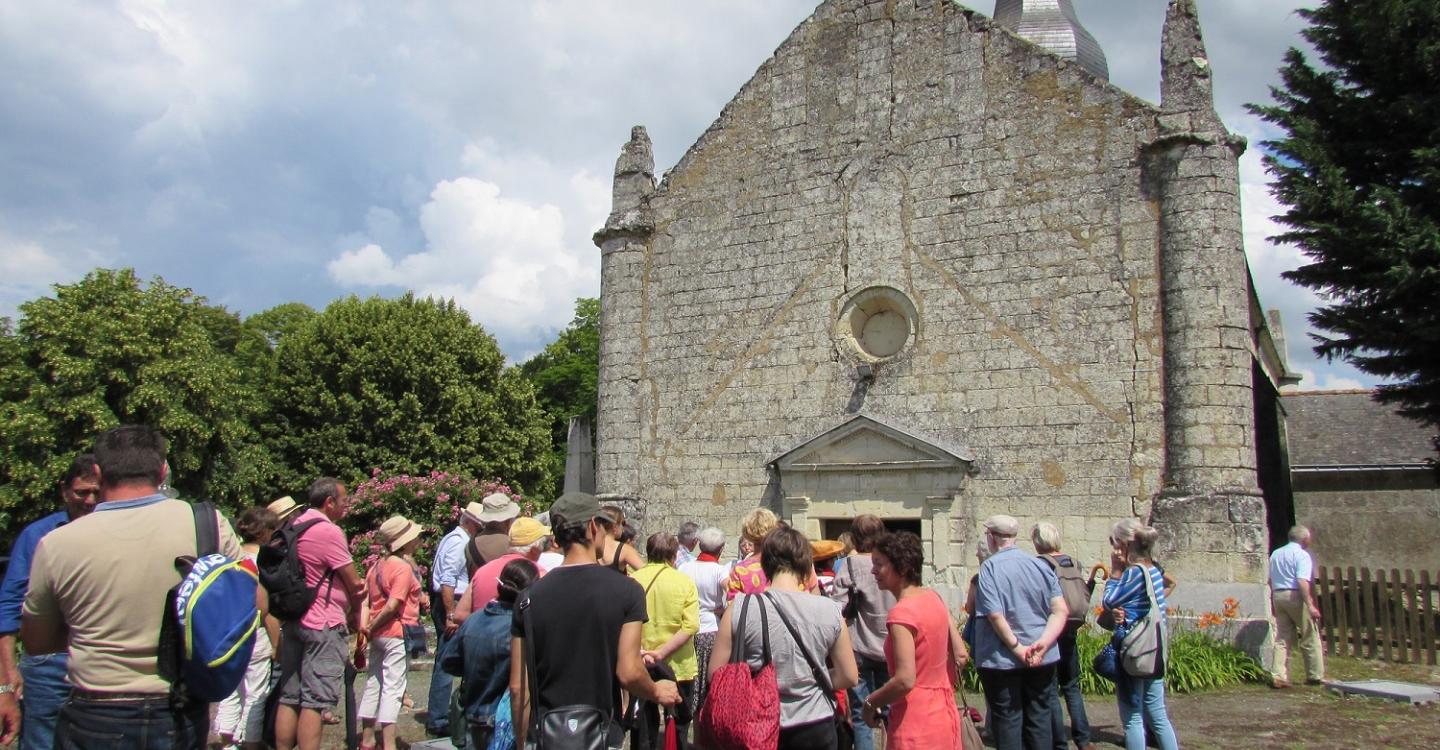 Visite à l'église de Montfort à Doué en Anjou