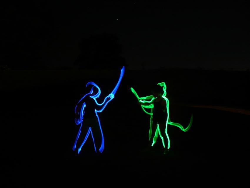 Animation light painting